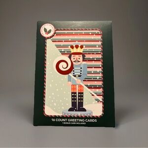 Premium Boxed Holiday Christmas Greeting Cards, Nutcracker Toy Soldier